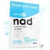 NAD+ Nicotinamide Riboside Chloride - +31 Jours de Cure - Poudre Pure, 10 Grammes - Contre lâge et la fatigue, NAD Booster -