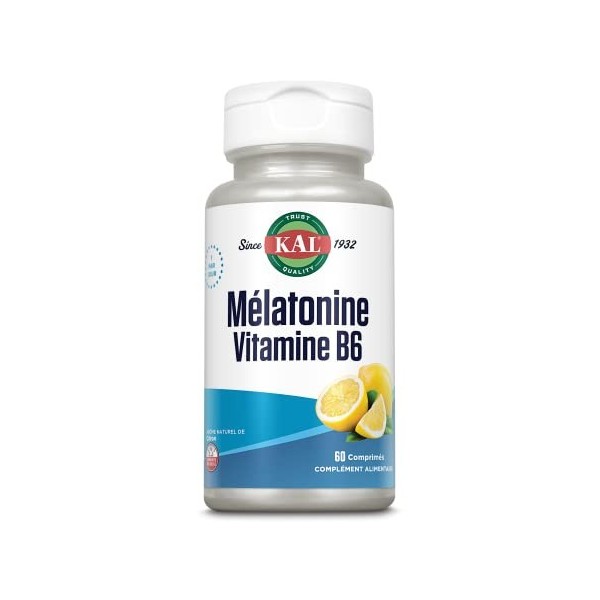 Kal Mélatonine Vitamine B6 | Sommeil réparateur | 60 Losanges