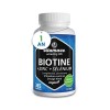 Biotine Complexe 10.000mcg - 365 Micro-Comprimés 1An avec Sélénium et Zinc - Accélère Pousse des Cheveux, Peau et des Onglé