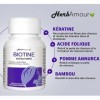 Biotine Extra Forte | Complément Alimentaire Pour Cheveux Femme | Effet Anti-Chute, Fortifiant, Croissance | Vitamines Avec B