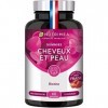 Gummies Cheveux et Ongles - Santé des Cheveux et des Ongles - Qualité de la Peau - Avec Biotine, Zinc et Sélénium - 60 Gummie