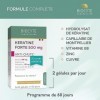 Pack Kératine Forte 500mg - Complément alimentaire Résistance du cheveu - Kératine, Capillaire de Montpellier, Vitamine B8, Z