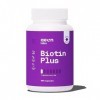 AEON LABS Biotine 450 µg - Zinc 10mg avec Sélénium 100 µg - 180 Capsules - Favorise la Repousse des Cheveux, la Peau et des O
