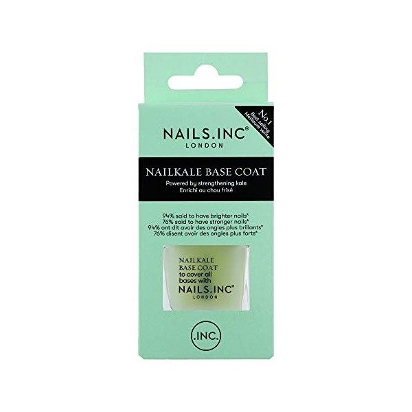 Nails Inc Nailkale Superfood Base Coat - Base de vernis à ongles [LEMBALLAGE PEUT VARIER]