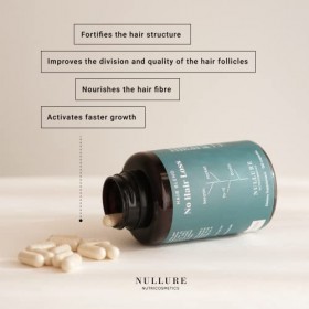 Formule Pousse Cheveux - Biotine + Kératine + Zinc + Fo Ti + Vitamine B2 + Bambou + Roquette | Complement Alimentaire Cheveux