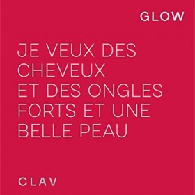 GLOW - Vitamines Cheveux avec Biotine Zinc Sélénium et Extrait de Millet - 120 Gélules 2 Mois - Complement Alimentaire Chev