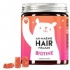 Bears with Benefits Biotine hautement concentré avec 10,000 mcg - oursons gélifié - complexe de vitamines beauté pour les che