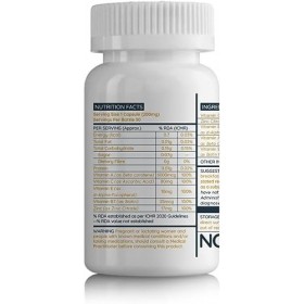 LOGY Basics Biotine | Biotine végétale avec vitamines A, E et C | Cheveux forts, peau saine, ongles sains | Végétalien