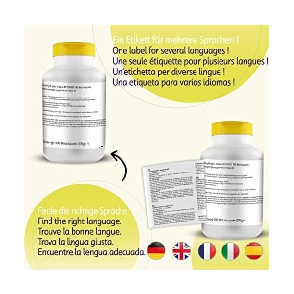 Healthy Origins, Ultra Potency Biotin, 10.000mcg, 360 Capsules végétaliennes, Hautement Dosé, Testé en Laboratoire, Végétarie