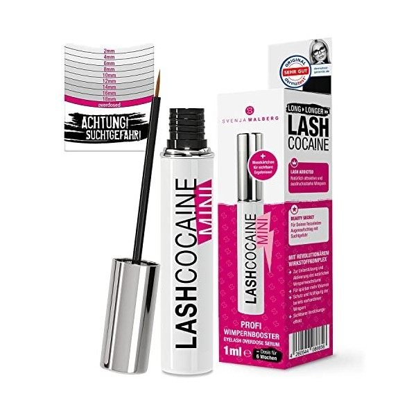LASHCOCA!NE® Sérum professionnel pour des cils plus longs et fournis | Sérum végétalien de Svenja Walberg pour la croissance