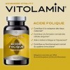 ACIDE FOLIQUE | VITOLAMIN® | 400 COMPRIMÉS | Vitamine B9 | Contribue au fonctionnement normal du système immunitaire et à la 