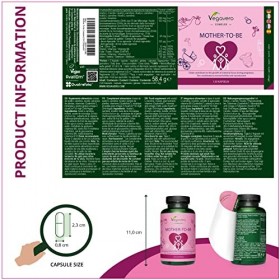 Complément Fertilité Femme Vegavero® | 120 Gélules | Avec Acide Folique B9 , Inositol, DHA, Vitamines et Minéraux | Concepti