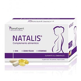 PACK 2 | SanaExpert Natalis | SUPPLÉMENT POUR GROSSESSE | avec acide folique, fer, DHA, vitamines prénatales et nutriments es