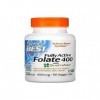Doctors Best Fully Active Folate 400 avec Quatrefolic, soutient la santé cardiovasculaire et nerveuse, 90 gélules végétalien