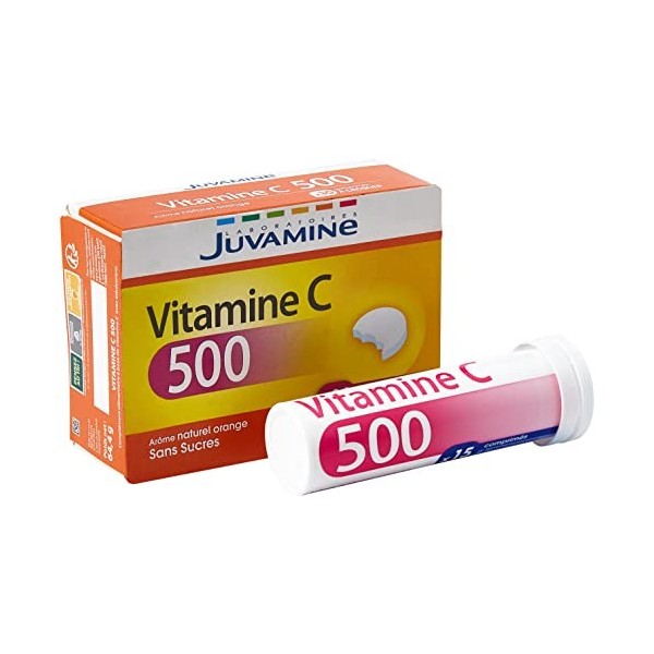 JUVAMINE - Vitamine C 500-30 Comprimés à croquer