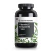 Vitamine C - 360 gélules - dose élevée de 1000 mg + 15 mg zinc - produite par fermentation de plantes & tamponnée pH neutre,