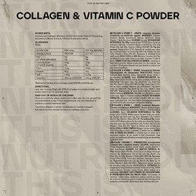 Bulk Collagène et Vitamine C en Poudre, Orange, 500 g