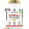 Acérola BIO, 25% Vitamine C Naturelle | 120 comprimés de 950mg à croquer | Anti-fatigue, Stress oxydatif, Immunité | Qualité 