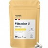 Vitamine C 1000mg, Cure de 1 mois, Réduit la Fatigue et Soutient le Système Immunitaire, 60 Gélules Végétales, 100% Acide Asc