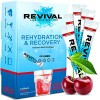 Revival Réhydratation Rapide Poudre d’Électrolytes - Sachet pour Boisson Réhydratante, Supplément Haute Teneur en Vitamine C,