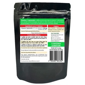 NAKURU | Vitamine C Liposomale | Gamme Power | Fabriqué en France | "La Révolution Nanotechnologique !" | 90 Gélules Végétal