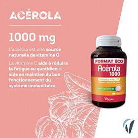 Vitavea - Complément Alimentaire Vitamine C Acérola - Acérola 1000 mg - Fatigue - Tonus et Vitalité - Système Immunitaire - 6