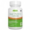 Super Vitamin C Complex, Complexe Vitamine C 1000mg, Pureway-C avec bioflavonoïdes d’agrumes, haute dose pour 24 heures de su