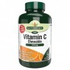 Natures Aid Vitamine C 500 mg à croquer, convient aux végétaliens, 100 comprimés