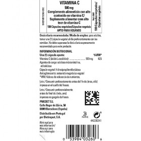 VIT. C 500MG 100 CAP.