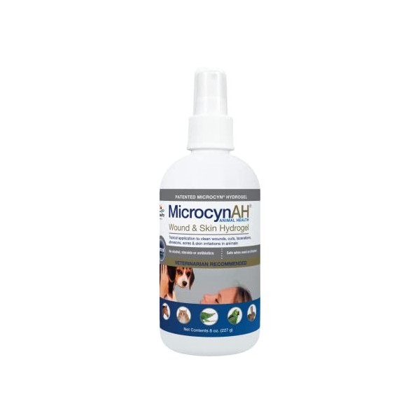 MicrocynAH Soins des Plaies Et De La Peau Hydrogel pour Les Animaux De Compagnie 237ml