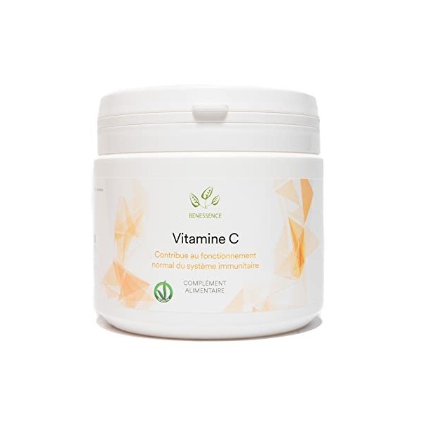 Benessence - Vitamine C en poudre soluble - Intégrateur Alimentaire - 500 g