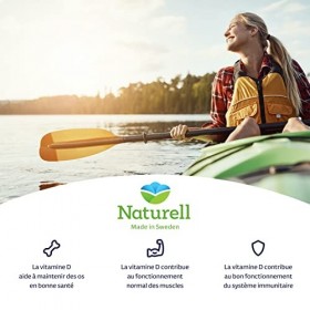 Vitamine D 1000 Naturell - 365 comprimés à croquer et à sucer - fabriquée en Suède