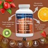 Vitamine C 500mg et Eglantier 400mg – 360 Comprimés- Jusqu’à 1 an de Bienfaits - SimplySupplements