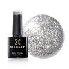 Bluesky Vernis à ongles gel Dazzling Platinum Gel BDP02 - In the Spotlight - Paillettes rouges - 10 ml nécessite un durcisse