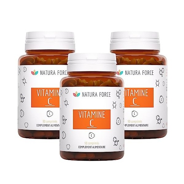 NATURA FORCE - Vitamine C - Issue d’Ingrédients Naturels : Acérola et Camu Camu - Aide au Maintien du Système Immunitaire - 9