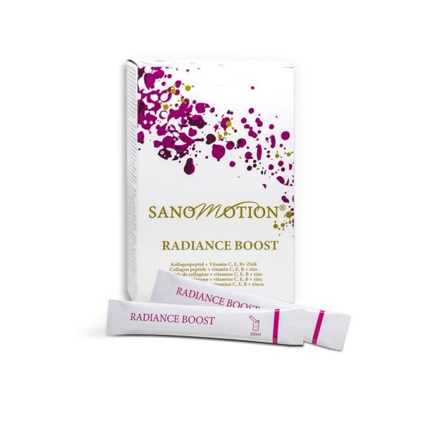 Sanomotion 5000mg collagène poudre. BOOST collagene et acide hyaluronique, antirides, force des ongles, des cheveux, et immun