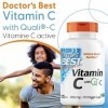 Doctors Best, Vitamine C avec Quali C, 1.000mg, 120 Capsules végétaliennes, Testé en Laboratoire, Sans Gluten, Sans Soja, Vé