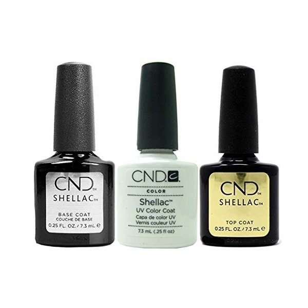 CND Original CND Shellac Decadence Plus Base Coat et Top Coat 7,3 ml