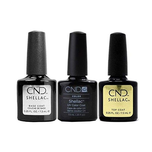 CND Original CND Shellac Decadence Plus Base Coat et Top Coat 7,3 ml