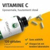 Véritable vitamine C liposomale 120 gélules - 100% végétalienne - 0% additifs - production allemande - approvisionnement po