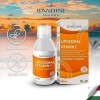 BANDINI® Vitamine C Liposomale Liquide, complément alimentaire 1000 mg, haut dosage et absorption, haute biodisponibilité, an