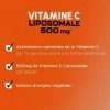 Forté Pharma – Vitamine C Liposomale 500 mg | Complément Alimentaire Défenses immunitaires & Anti fatigue - Assimilation opti