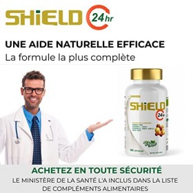 Vitamine C + Zinc + Vitamine D | Vitamin C 1000mg et D3 2000 ui et Zinc | Défenses Immunitaires et Antioxydant | 60 Gélules J