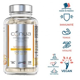 Vitamine C Liposomale 500mg FLACON Cure 4 MOIS /120 jours | IMMUNITE TONUS VITALITE | VEGAN | Gélules Végétale SANS ADDITIF |