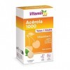 VITAMIN 22 - Acerola 1000 - Vitamine C 100% dorigine naturelle - Sans sucre - Sans gluten - Goût Cerise - Cure de 24 j - 24 