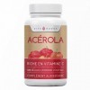 Acérola en gélules - Vitamine C naturelle - 120 gélules - Fabriqué UK 120 Capsules - Bouteille 