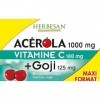 HERBESAN®-ACEROLA 1000 + GOJI-Haute concentration en Vitamine C-Réduction de la fatigue- Acérola naturelle - 90 comprimés à c