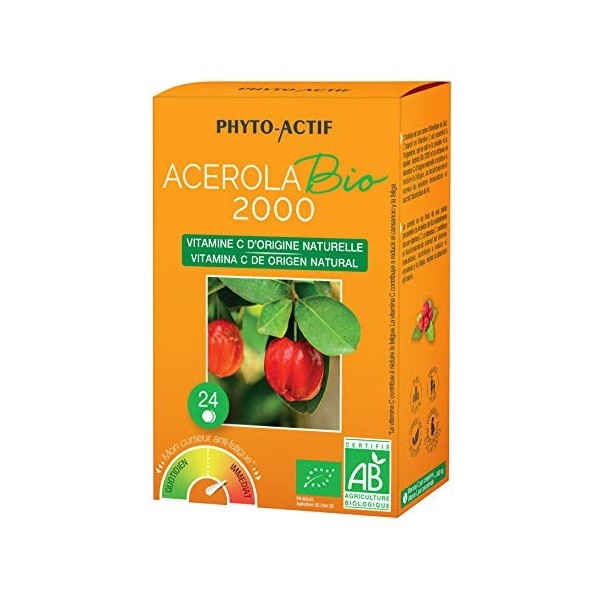 PHYTO ACTIF - Acérola Bio 2000 - 24 cps