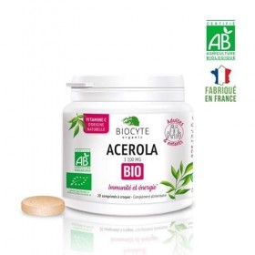 Biocyte Acérola 1100 mg Bio 20 Comprimés à Croquer