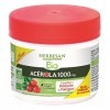 HERBESAN® - ACÉROLA 1000 BIO - Haute concentration en Vitamine C-Réduction de la fatigue -Maxi pot de 60 comprimés à croquer